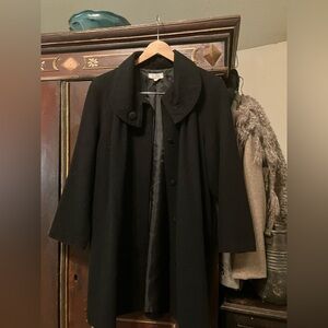 Vintage ELENA WOOL SWING COAT